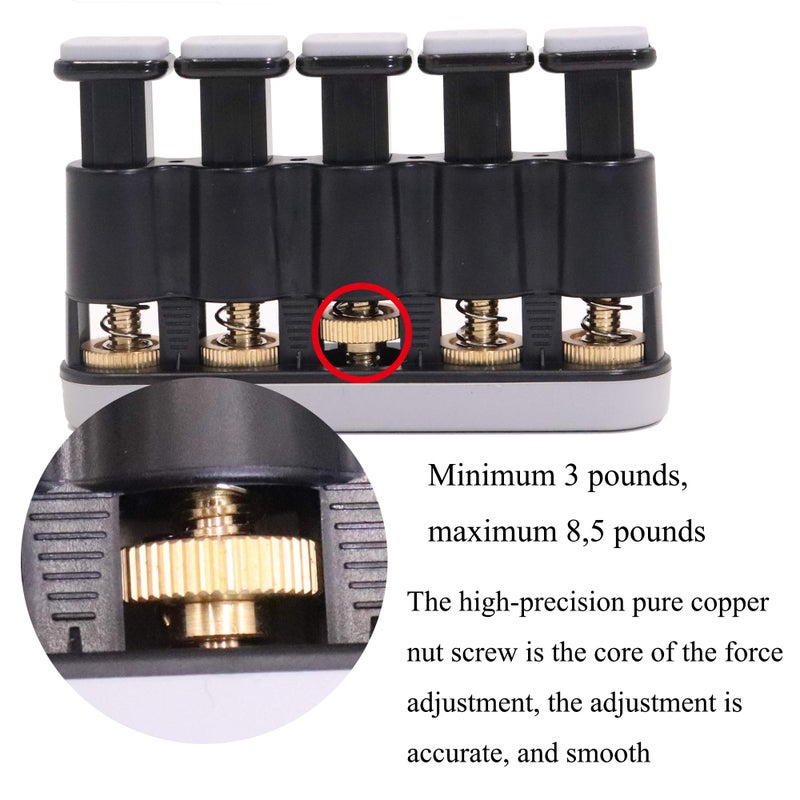 DILIMI Finger Strengthener, Guitar Beginner Exercier, Finger Trainer, Hand Grip Strength Trainer for Athletes, Musicians - Image 2